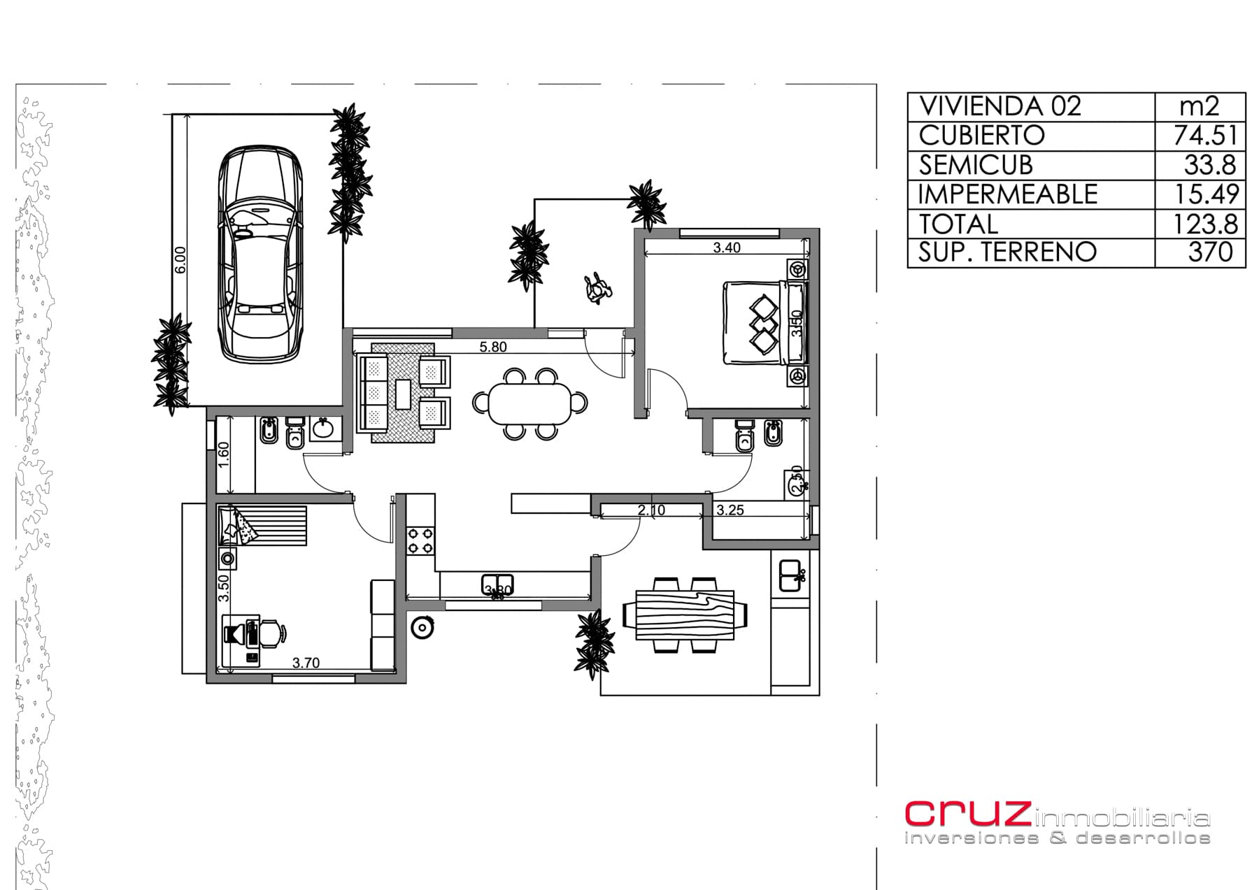 Casa de 74m2 en Barrio Las Magdalenas PREVENTA